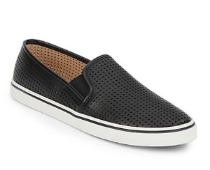 black slip ons